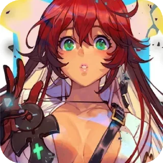 Telegram sticker 😳 | Guilty Gear | @IntelThorou |
