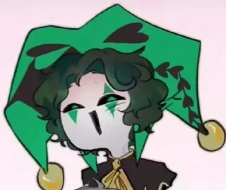 Telegram sticker 💚 Арлекинчик-Мандаринчик | создатель @KoShIk_MoShIk_228 @TgEmodziB