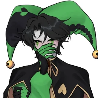 Video sticker 💚 Арлекинчик-Мандаринчик | создатель @KoShIk_MoShIk_228 @TgEmodziB