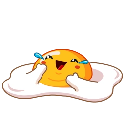 Sticker 😂 Egg Yolk