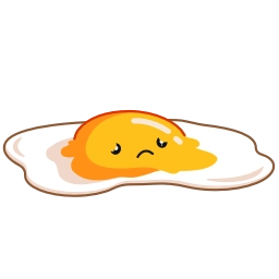 Telegram sticker 😔 Egg Yolk