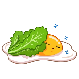 Телеграм стикер 😴 Egg Yolk