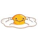 Video sticker 👍 Egg Yolk