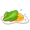 Video sticker 😴 Egg Yolk