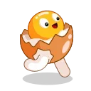 Video sticker 🏃‍♂️ Egg Yolk
