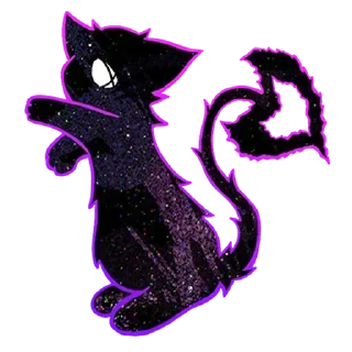 Telegram sticker 🐈‍⬛ Лучшие стикеры: @stickers458