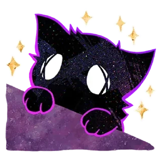 Telegram sticker 🐈‍⬛ Лучшие стикеры: @stickers458