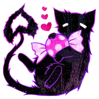 Telegram sticker 🐈‍⬛ Лучшие стикеры: @stickers458