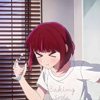 Telegram sticker 😫 Кана арима @anime_stickerr