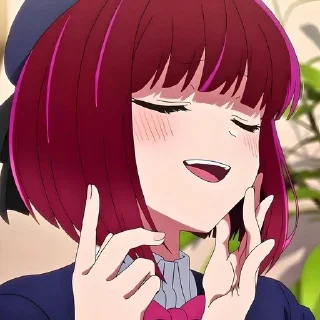 Telegram sticker 😁 Кана арима @anime_stickerr