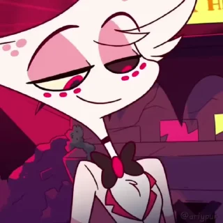 Video sticker 🪽 °•𝐀𝐧𝐠𝐞𝐥 - @HazbinHotelInHell