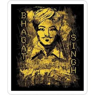Telegram sticker 🇮🇳 Bhagat Singh @PunjabiSticker