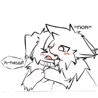 Telegram sticker 👄 Бойкиссер 2 @FurriStik <--больше фурри стикеров