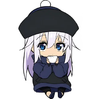 Telegram sticker ☕️ Китаянка @Nyasticks