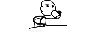 Telegram sticker 🤨 Trollface @MYpl4ylist
