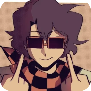 Telegram sticker 🖕 Лофдшка by @trartz :: @fStikBot