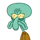 Telegram sticker 😡 Squidward & Squilvia