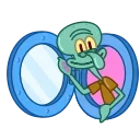 Telegram sticker 👋 Squidward & Squilvia