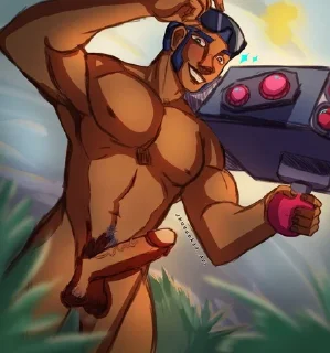 Telegram sticker 🥵 Бравл старс для мужиков 3 :: @fStikBot