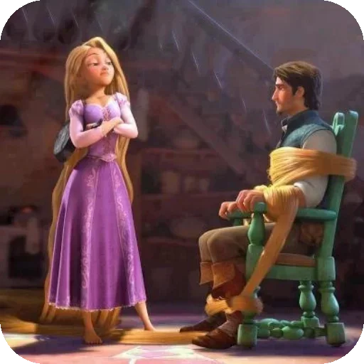 Telegram stiker 👍 Rapunzel 🌷🌷