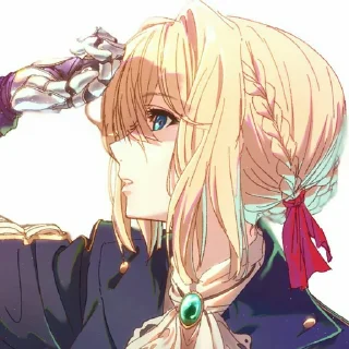 Telegram stiker 😇 Violet Evergarden By: @FuckingShelby