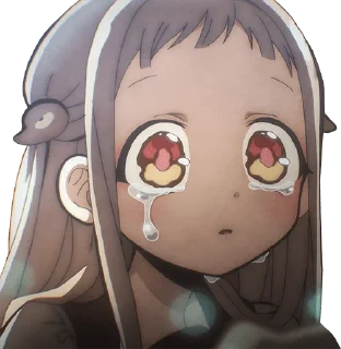 Telegram sticker 😭 Jibaku Shounen Hanako-kun