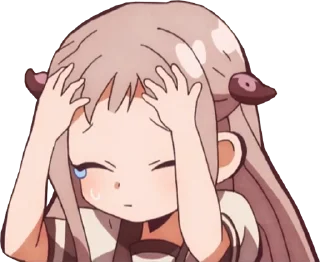 Telegram sticker 😣 Jibaku Shounen Hanako-kun
