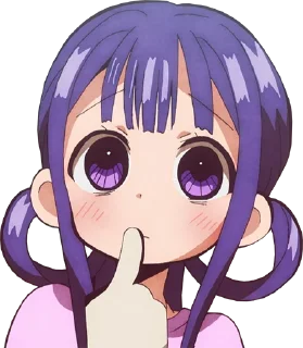 Telegram sticker 🤔 Jibaku Shounen Hanako-kun