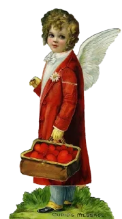 Video sticker ❤️ vintage postcard