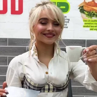 Video sticker 😊 @sabrinacarr/@shortnsweete