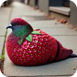 Telegram stiker 🫥 Клубнички