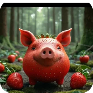 Telegram stiker 🫥 Клубнички