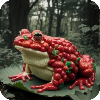 Telegram stiker 🫥 Клубнички