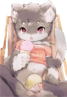 Telegram sticker 🍦 Cub pervs