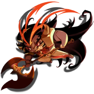 Telegram sticker 🔥 Burning Spice Cookie! @cookierunstickersarchiev