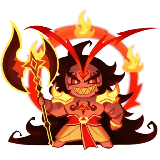 Telegram sticker 🔥 Burning Spice Cookie! @cookierunstickersarchiev