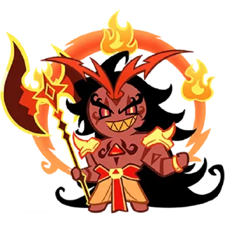 Telegram sticker 🔥 Burning Spice Cookie! @cookierunstickersarchiev
