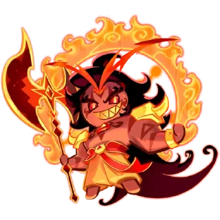 Telegram sticker 🔥 Burning Spice Cookie! @cookierunstickersarchiev