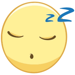Sticker 😴 Смайлы @emojivk