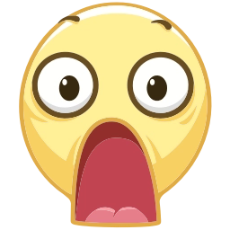 Sticker 😨 Смайлы @emojivk