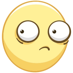 Sticker 😳 Смайлы @emojivk