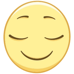 Sticker 😌 Смайлы @emojivk