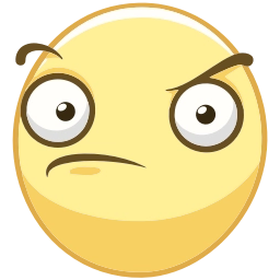 Sticker 😾 Смайлы @emojivk