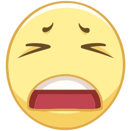 Sticker 😫 Смайлы @emojivk