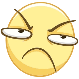 Sticker 😡 Смайлы @emojivk