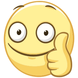Sticker 👍 Смайлы @emojivk