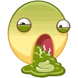 Sticker 🤢 Смайлы @emojivk