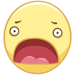 Sticker 😧 Смайлы @emojivk