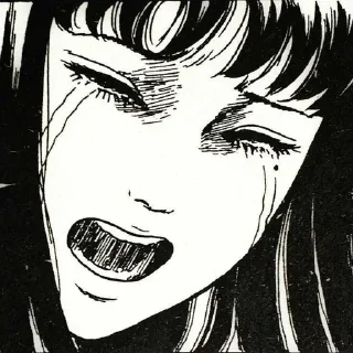 Telegram sticker 🖤 Tomie