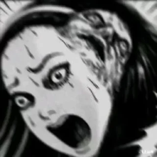 Telegram sticker 🖤 Tomie